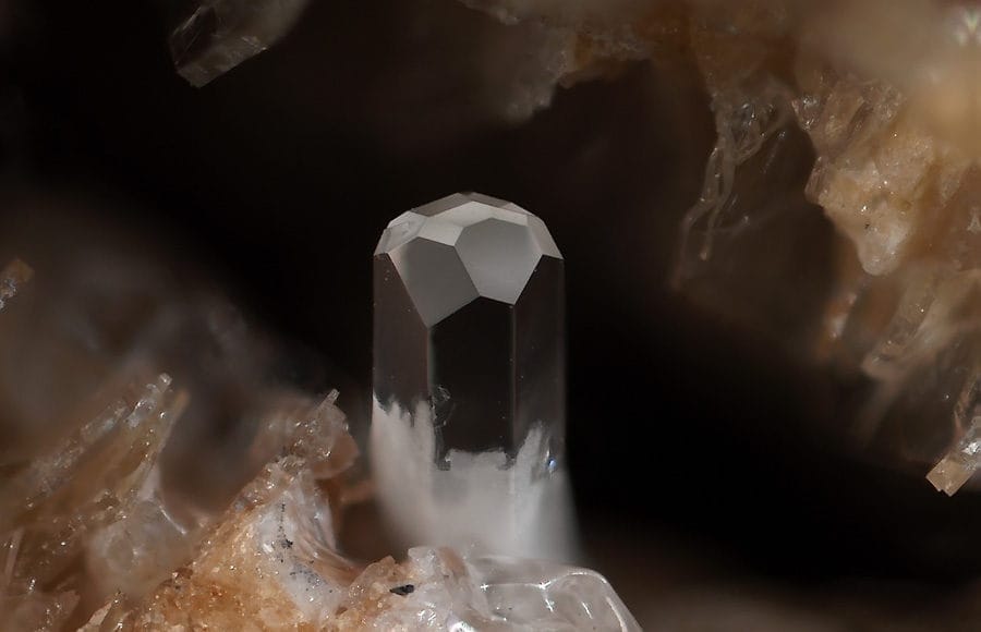 Nosean single crystal2 - Ochtendung, Eifel, Germany
