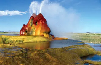Der Fliegengeysir, USA
