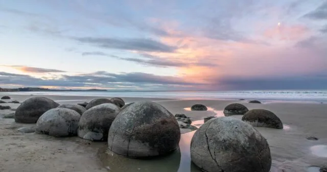 Moeraki-Felsen-Neuseeland