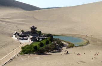 The Singing Sand Dunes, China