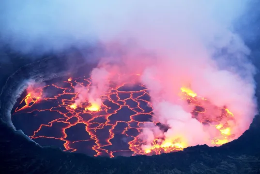 Mont Nyiragongo, Congo