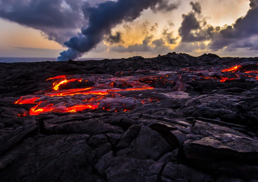 Hawaii Volcanoes National Park USA Geology Formation Hawaii Volcanoes National Park USA Geology Formation