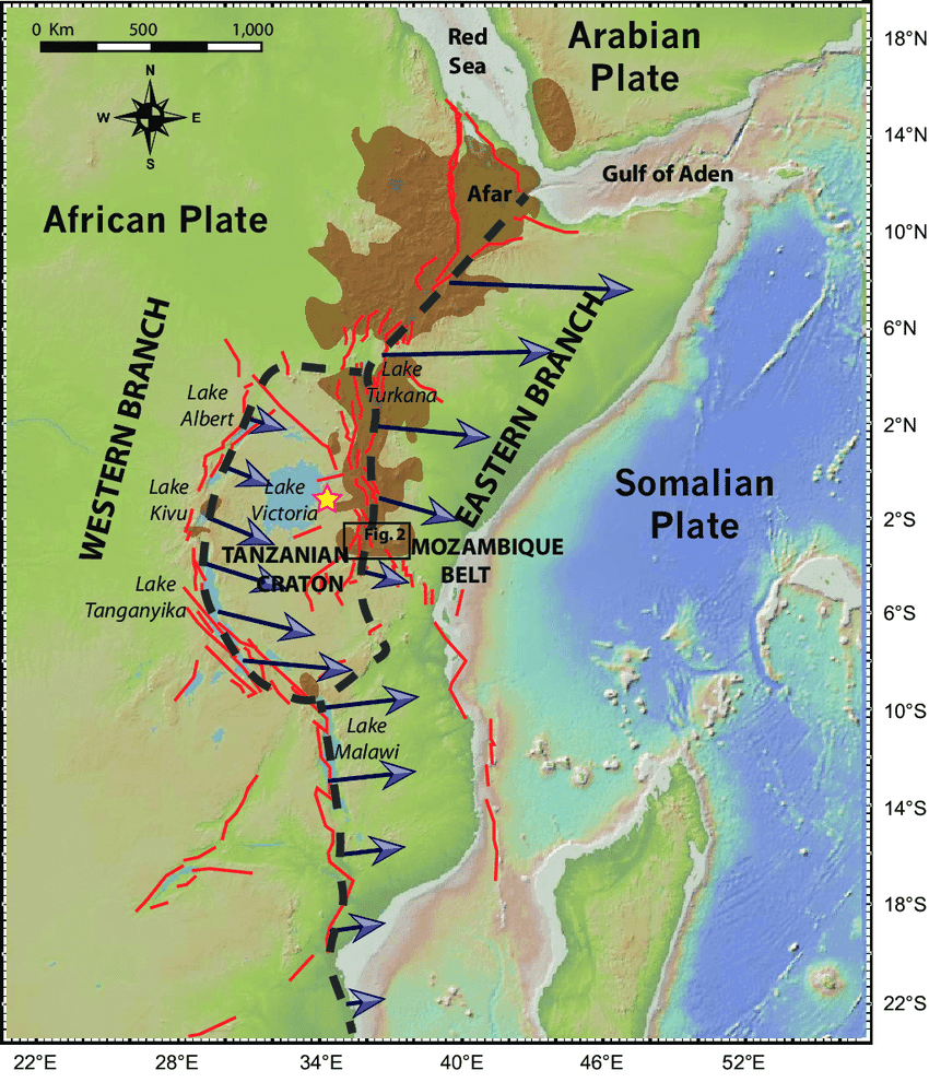 Sistema de Rift de África Oriental (África Oriental)