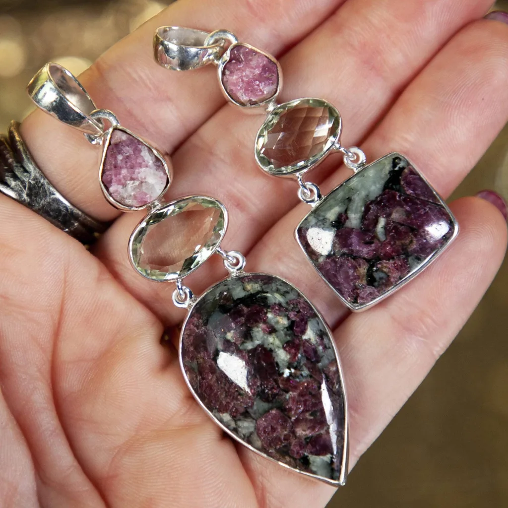 Eudialyte in Jewelry and Gemology