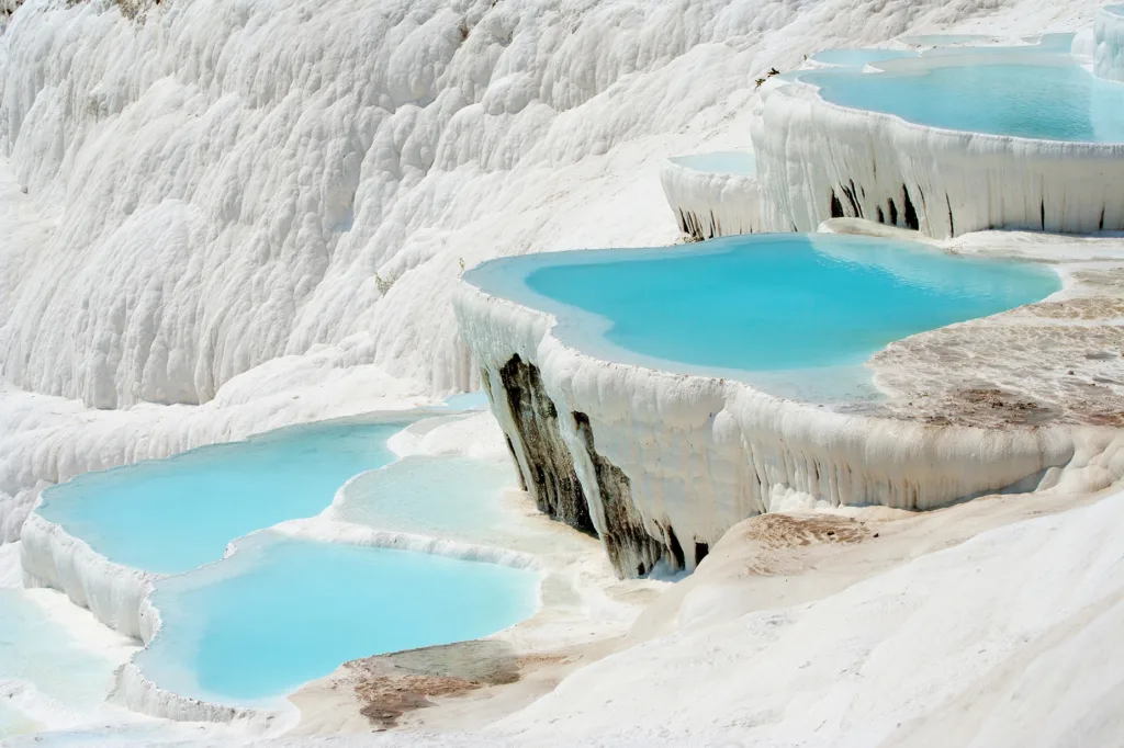 Pamukkale travertine terraces, Turkey