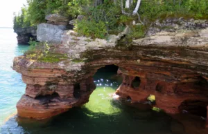 The Apostle Islands Sea Caves, USA