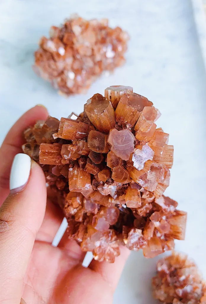 Aragonite Star Clusters