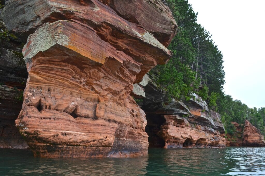 The Apostle Islands Sea Caves, USA