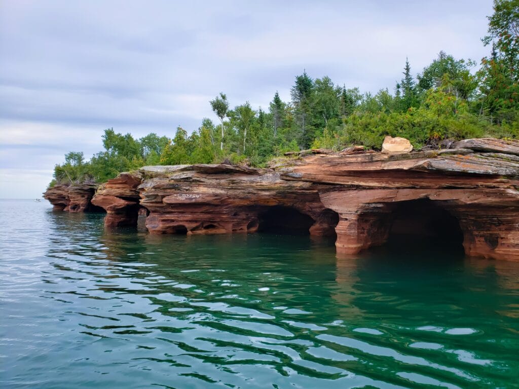 The Apostle Islands Sea Caves, USA