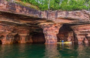 The Apostle Islands Sea Caves, USA
