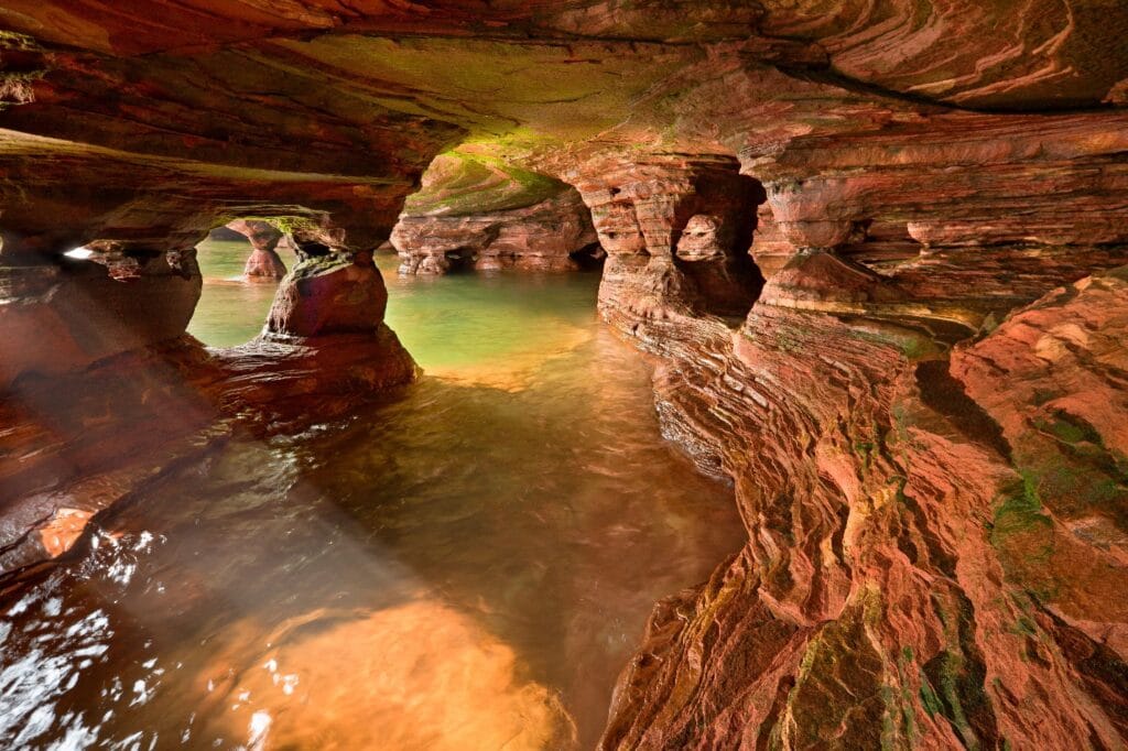 The Apostle Islands Sea Caves, USA
