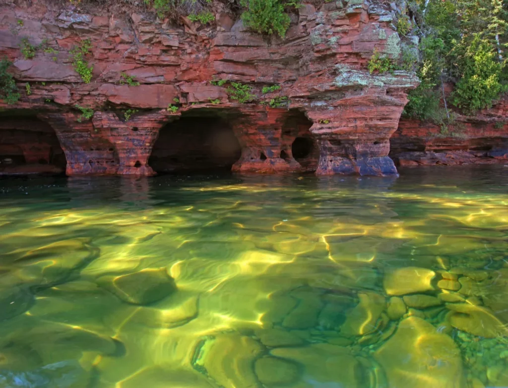 The Apostle Islands Sea Caves, USA