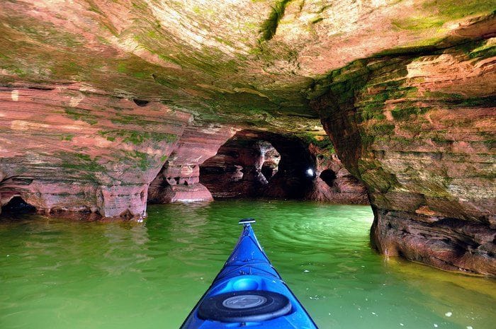 The Apostle Islands Sea Caves, USA