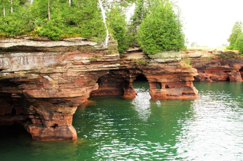 The Apostle Islands Sea Caves, USA