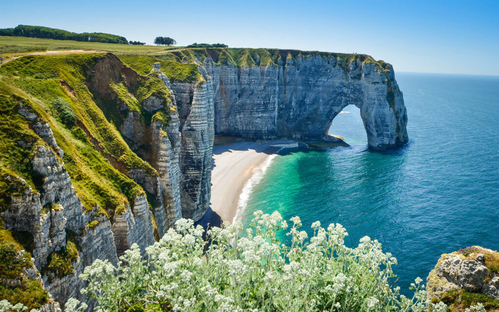 Cliffs of Etretat, France