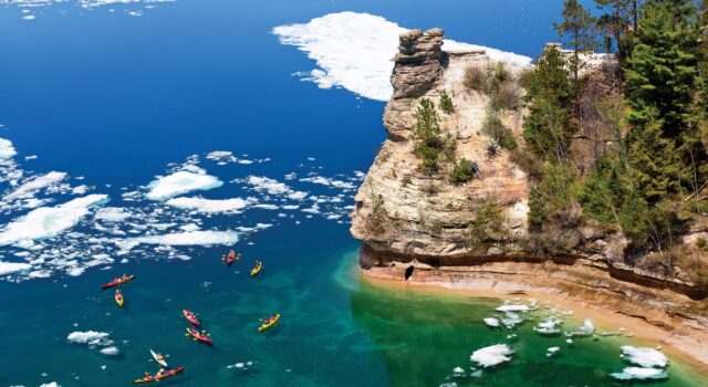 Pitcher Rocks Mi Pictured Rocks, Michigan :Geology, Formation - Geology Science