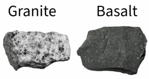 Basalto vs. Granito – Diferencias clave