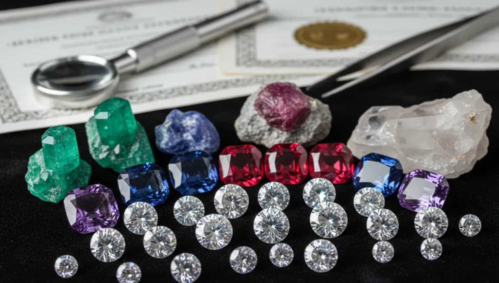 Gemstones by Color Chart